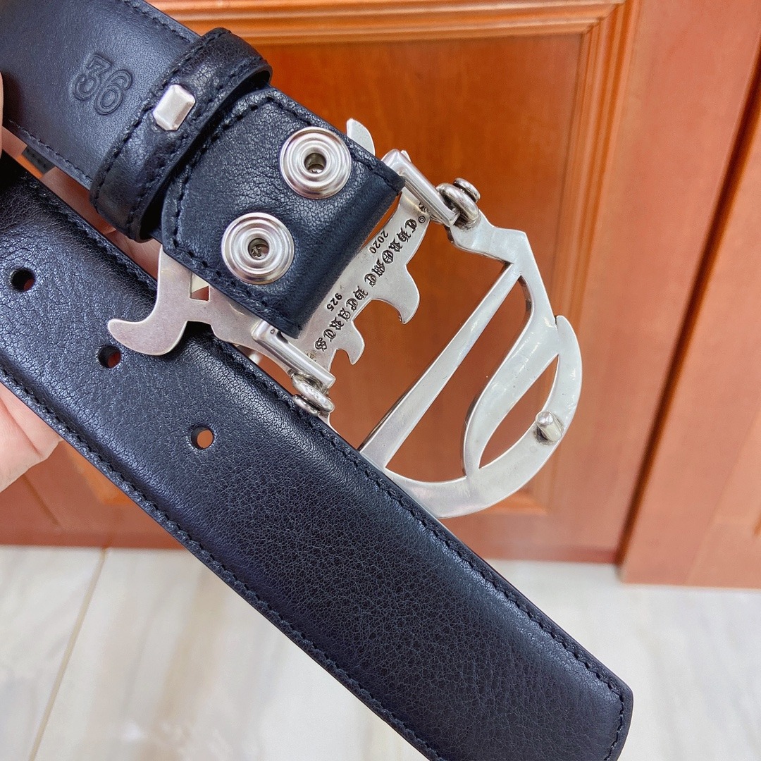 クロムハーツ「Chrome Hearts」ヘキサグラム スター ベルト