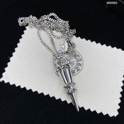 クロムハーツ「Chrome Hearts」 ダブルバレット ペンダントネックレス