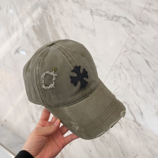 クロムハーツ「Chrome Hearts」ヴィンテージ ディストレス キャップ