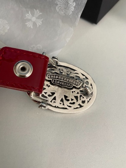 クロムハーツ「Chrome Hearts」 ミニ スターモチーフ デタッチャブルベルト 2.5cm