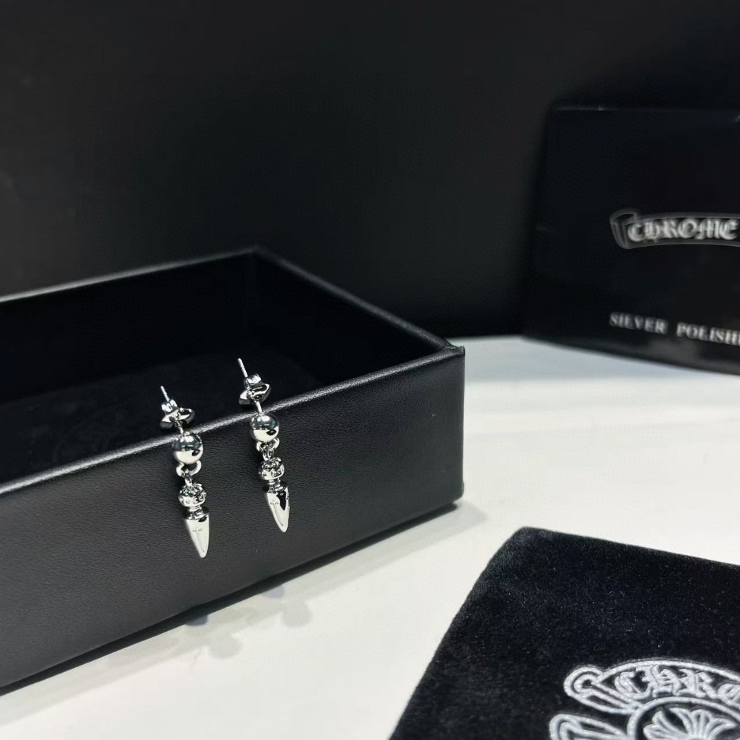 クロムハーツ「Chrome Hearts」クロムハーツ バレットピアス 18Kゴールド ピアス