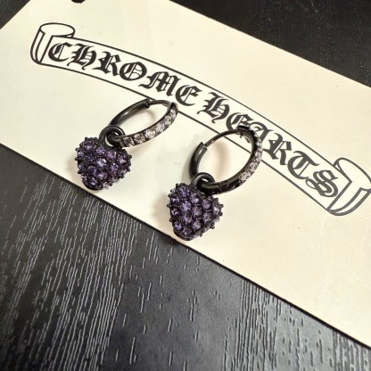 クロムハーツ「Chrome Hearts」クロムハーツ ヴィンテージクロスピアス S925 ユニセックス ピアス