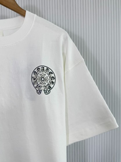 クロムハーツ「Chrome Hearts」 2025SS クロスパッチワークTシャツ 26/2 320g