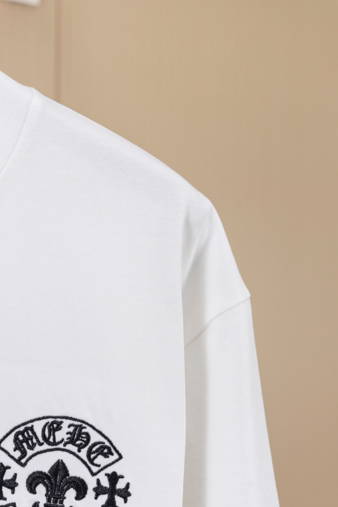 クロムハーツ「Chrome Hearts」サンスクリットホースシュー パッチワークTシャツ