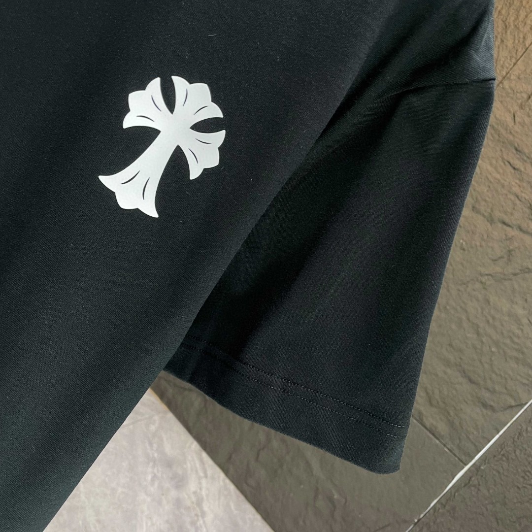 クロムハーツ「Chrome Hearts」シリコンロゴTシャツ