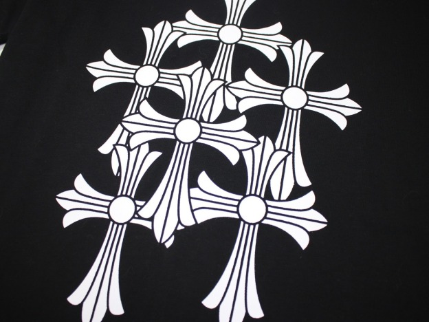 クロムハーツ「Chrome Hearts」クロスプリントTシャツ