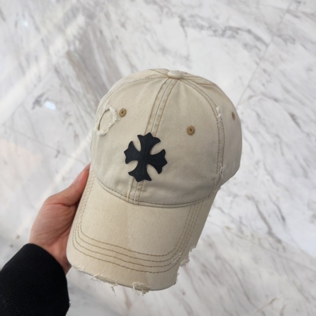 クロムハーツ「Chrome Hearts」ヴィンテージ ディストレス キャップ