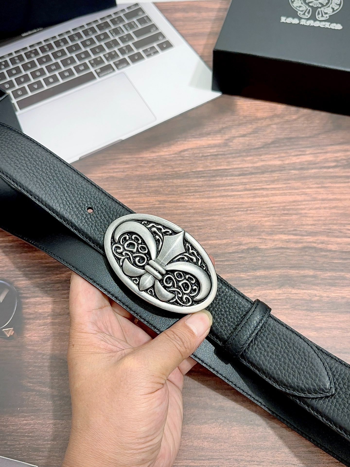 クロムハーツ「Chrome Hearts」スムースレザー ベルト