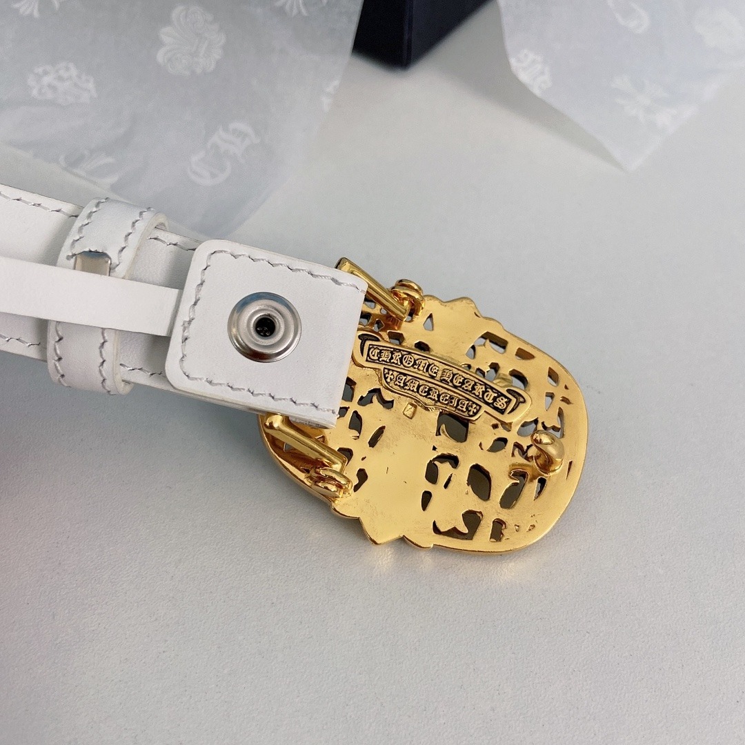 クロムハーツ「Chrome Hearts」ミニ デタッチャブル ベルト 2.5cm