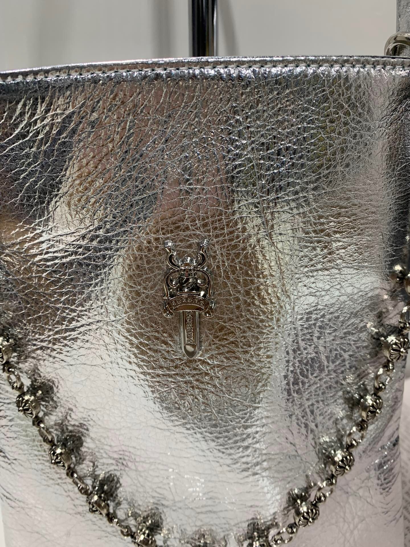 クロムハーツ「Chrome Hearts」シルバーハート バッグ