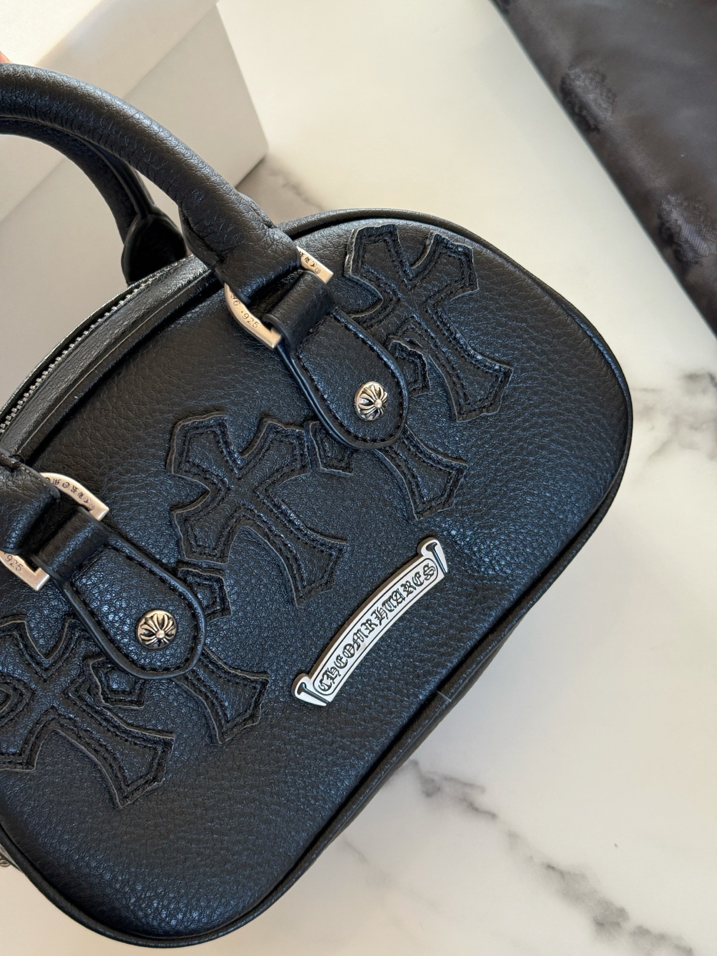 クロムハーツ「Chrome Hearts」クラシック ボウリング ミニバッグ