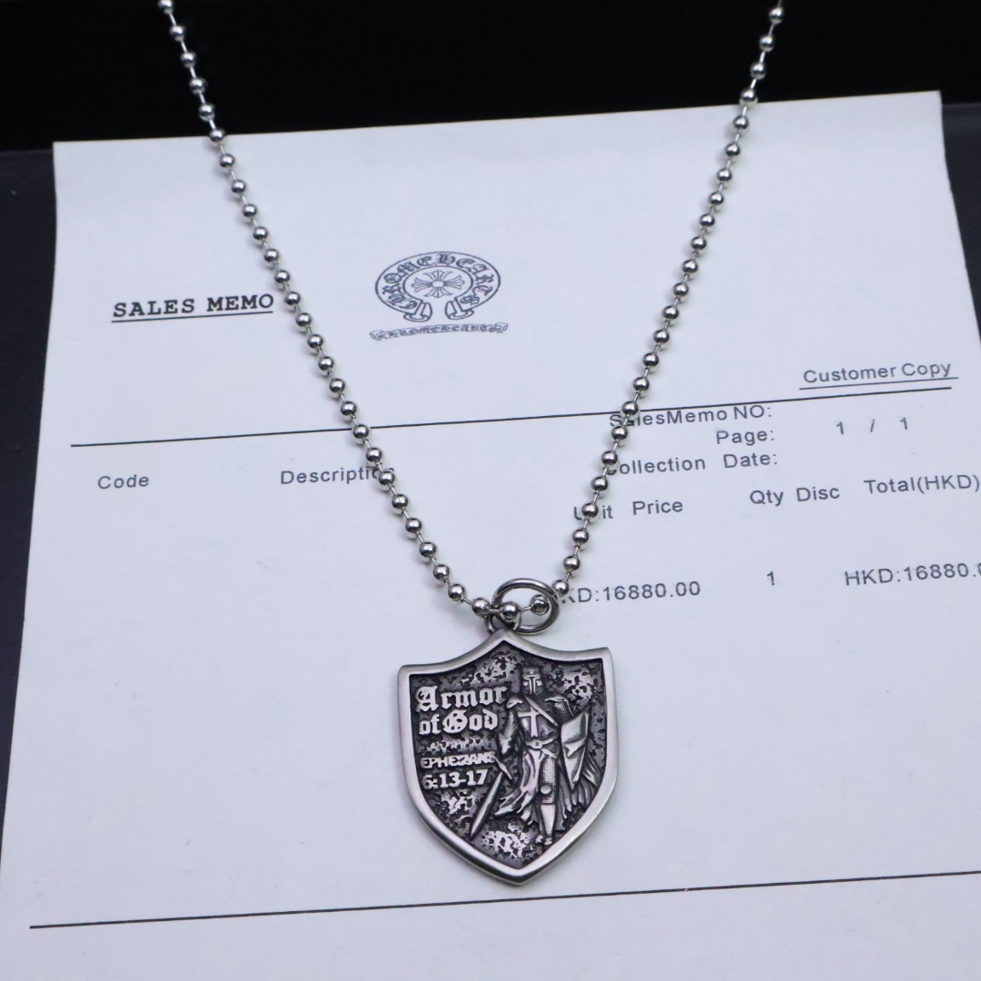 クロムハーツ(𝐂𝐡𝐫𝐨𝐦𝐞 𝐇𝐞𝐚𝐫𝐭)𝐂𝐡𝐫𝐨𝐦𝐞 𝐇𝐞𝐚𝐫𝐭ネックレスですP100