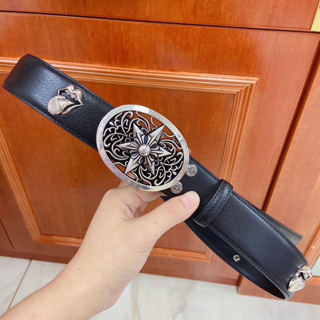 クロムハーツ「Chrome Hearts」 ヘキサグラム スター ベルト