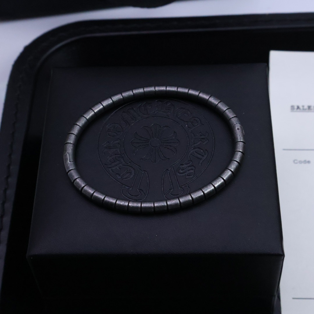 クロムハーツ「Chrome Hearts」ダブルG エンボス ブレスレット