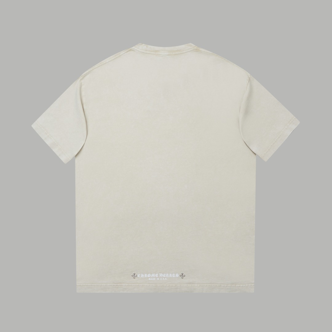 クロムハーツ「Chrome Hearts」クロスデザインTシャツ + 半袖Tシャツ（S/M/L/XL）