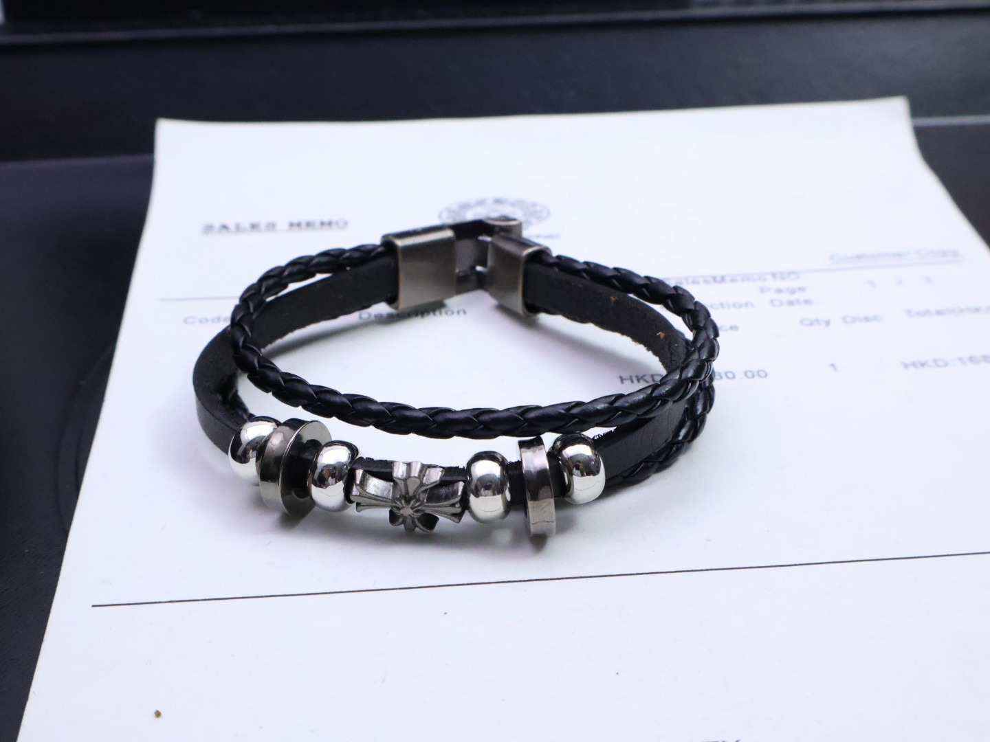 クロムハーツ「Chrome Hearts」クロム ハーツ デュアルG アヴァンギャルド ブレスレット