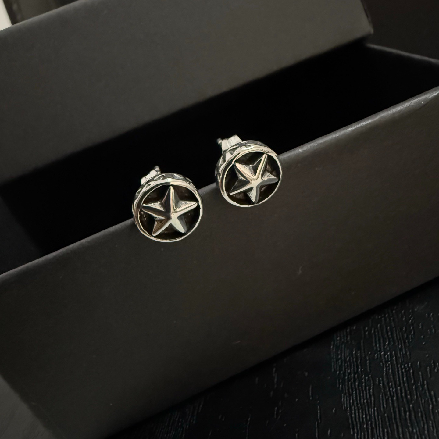 クロムハーツ「Chrome Hearts」クロムハーツ スタークロスピアス S925 ユニセックス ピアス
