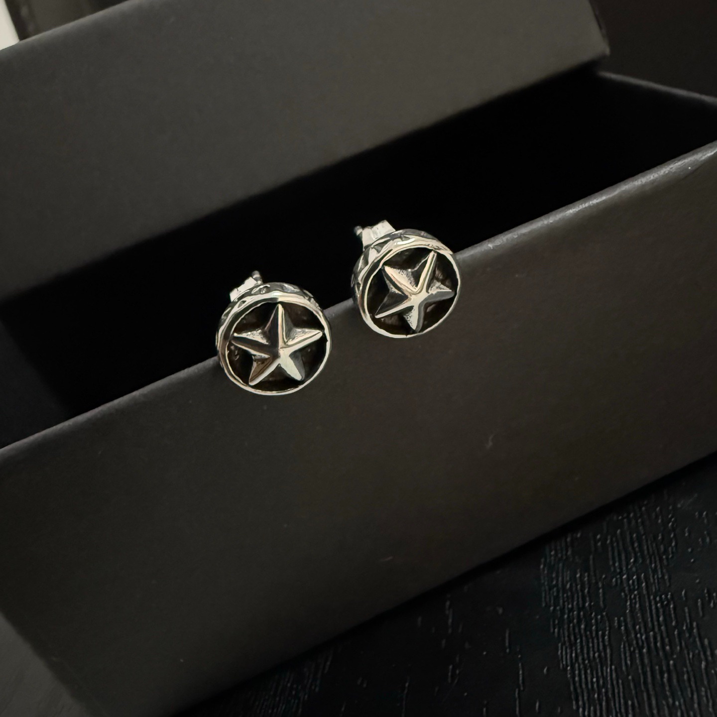 クロムハーツ「Chrome Hearts」クロムハーツ スタークロスピアス S925 ユニセックス ピアス