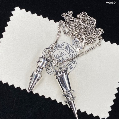 クロムハーツ「Chrome Hearts」 ダブルバレット ペンダントネックレス