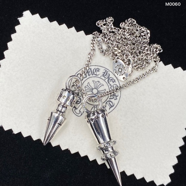 クロムハーツ「Chrome Hearts」 ダブルバレット ペンダントネックレス