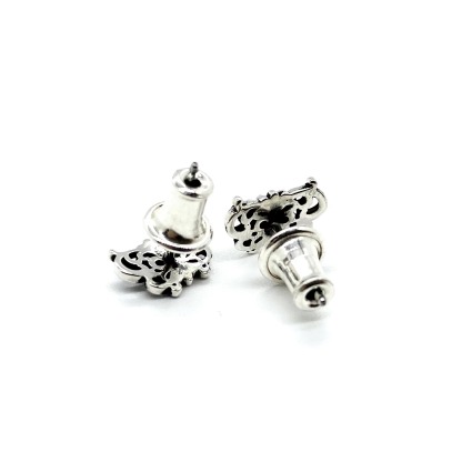 クロムハーツ「Chrome Hearts」クロムハーツ バタフライフラワーピアス S925 ユニセックス ピアス