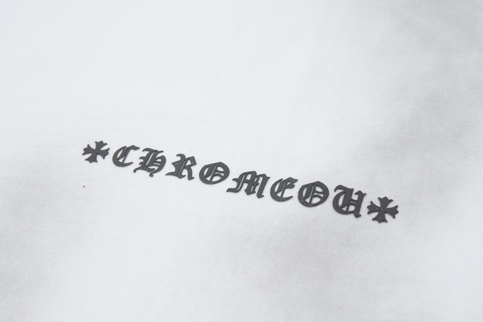 クロムハーツ「Chrome Hearts」クロス＆レターロゴ ヴィンテージプリントTシャツ + 半袖Tシャツ（S/M/L/XL）