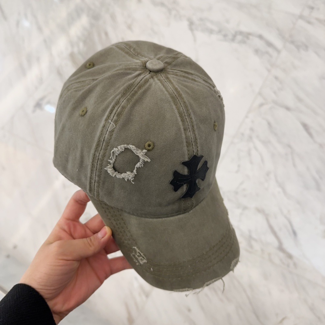 クロムハーツ「Chrome Hearts」ディストレスド キャップ