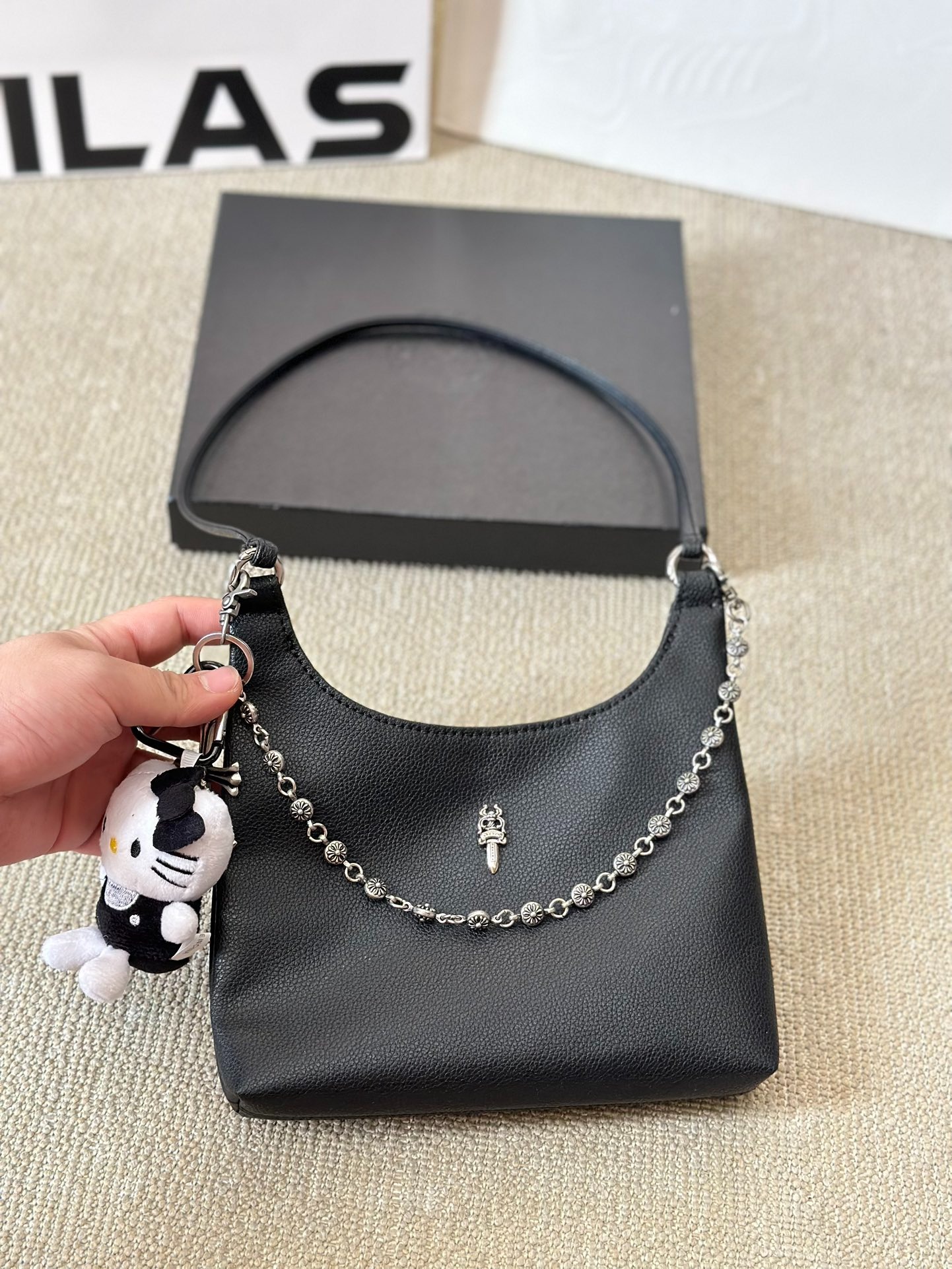 クロムハーツ「Chrome Hearts」ソフトレザー アンダーアームバッグ