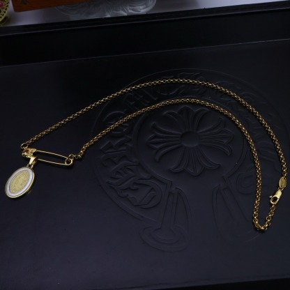 クロムハーツ「Chrome Hearts」エッジークロスフラワー デュアルウェアネックレス