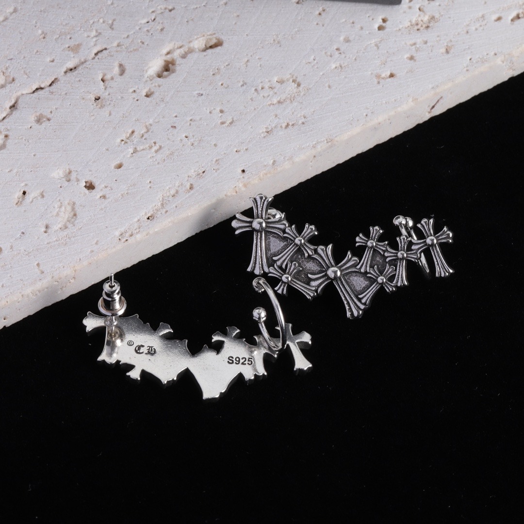 クロムハーツ「Chrome Hearts」クロムハーツ イヤーカフ＆ピアスセット S925 イヤージュエリー