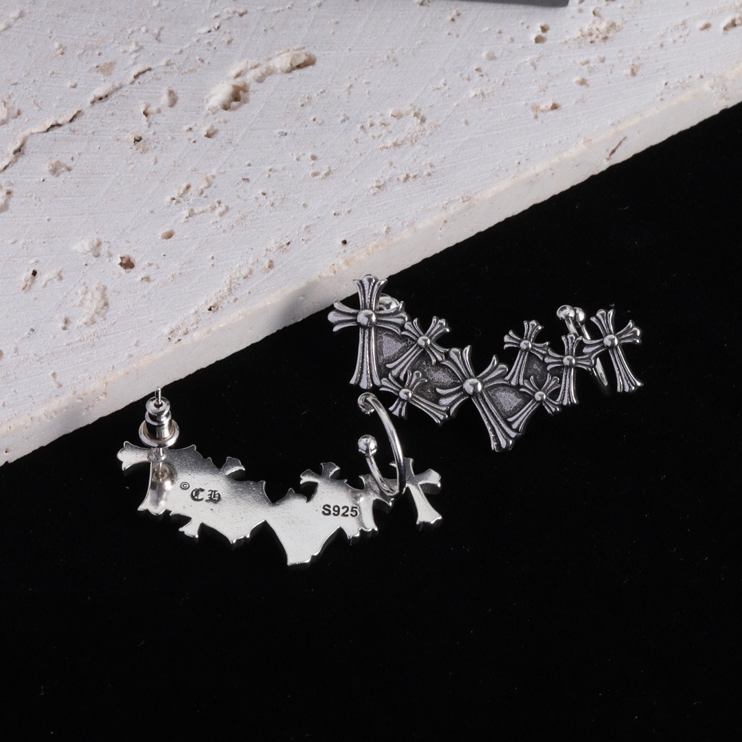 クロムハーツ「Chrome Hearts」クロムハーツ イヤーカフ＆ピアスセット S925 イヤージュエリー