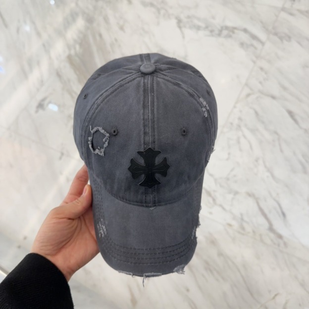 クロムハーツ「Chrome Hearts」ヴィンテージ ディストレス キャップ