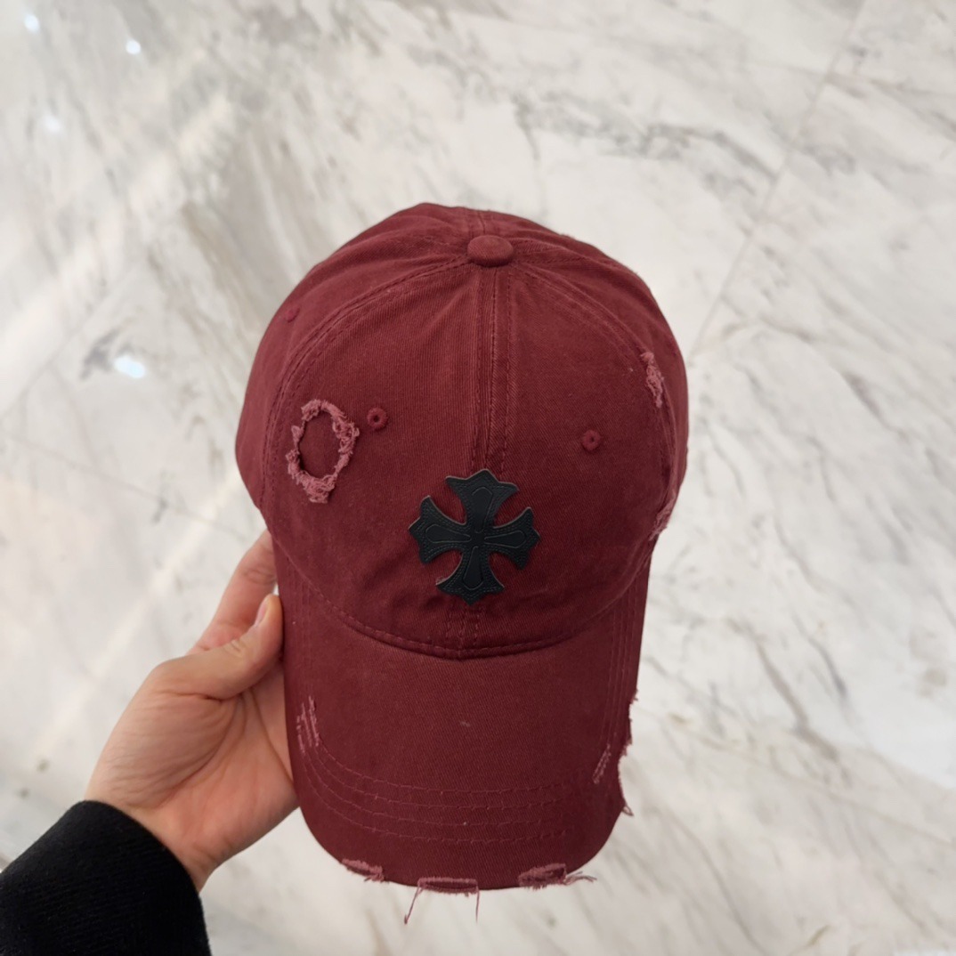 クロムハーツ「Chrome Hearts」ディストレスド キャップ