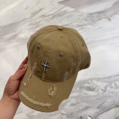 クロムハーツ「Chrome Hearts」ヴィンテージ ディストレス キャップ