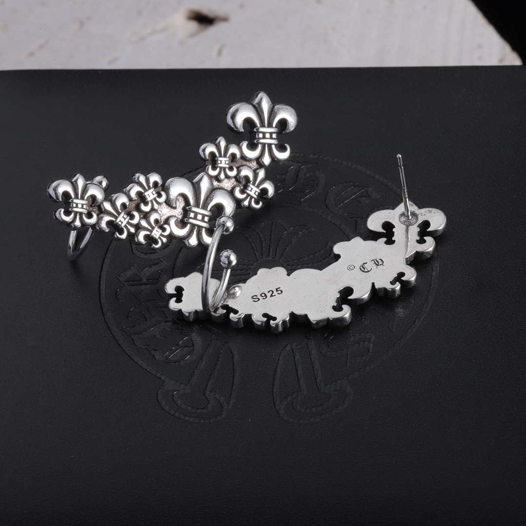 クロムハーツ「Chrome Hearts」クロムハーツ イヤーカフ＆ピアスセット S925 イヤージュエリー