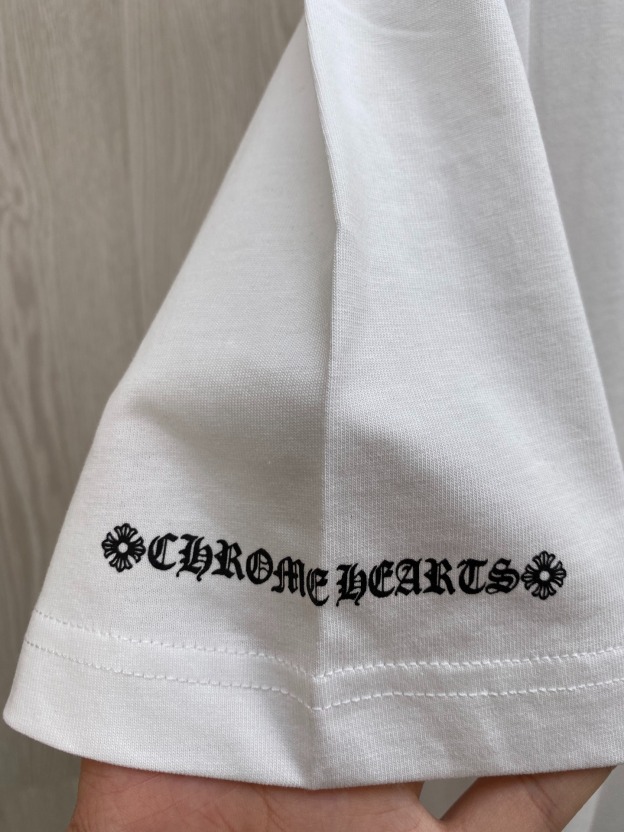 クロムハーツ「Chrome Hearts」シャドウクロス プリントTシャツ