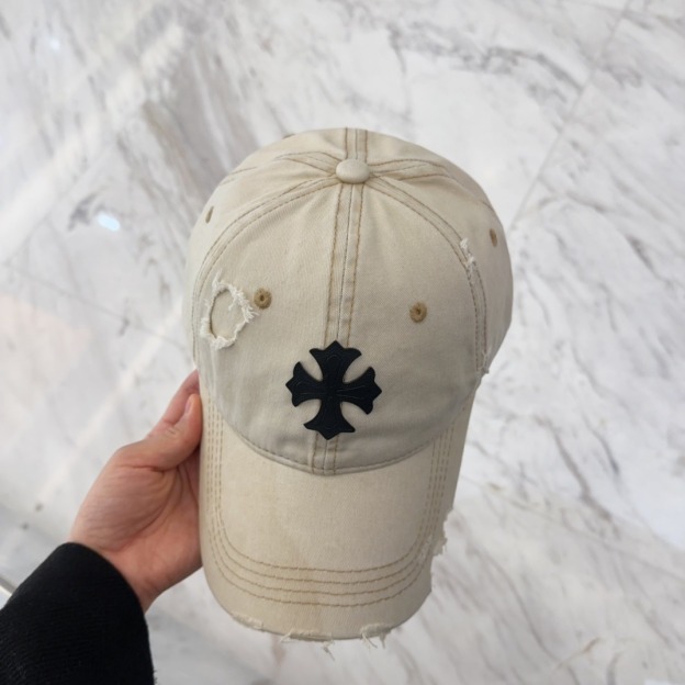 クロムハーツ「Chrome Hearts」ヴィンテージ ディストレス キャップ