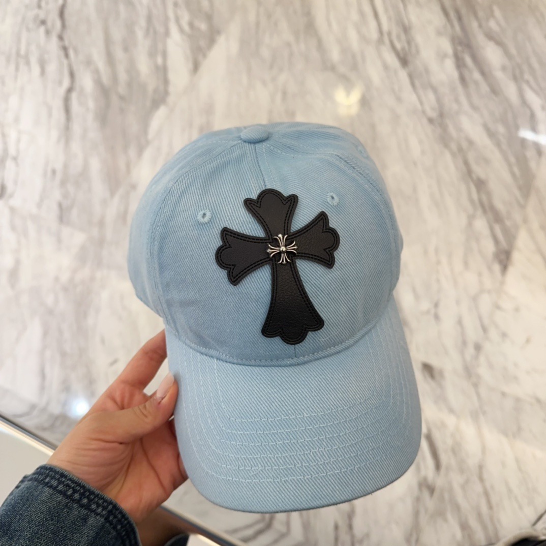 クロムハーツ「Chrome Hearts」ディストレスド スナップバック キャップ