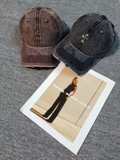 クロムハーツ「Chrome Hearts」ストリート ディストレス スナップバック