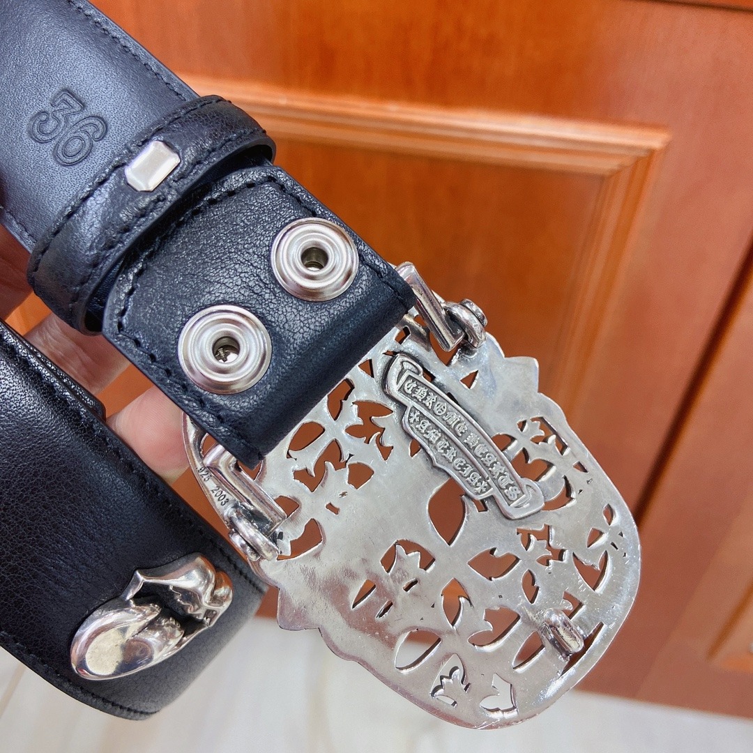 クロムハーツ「Chrome Hearts」ヘキサグラム スター ベルト