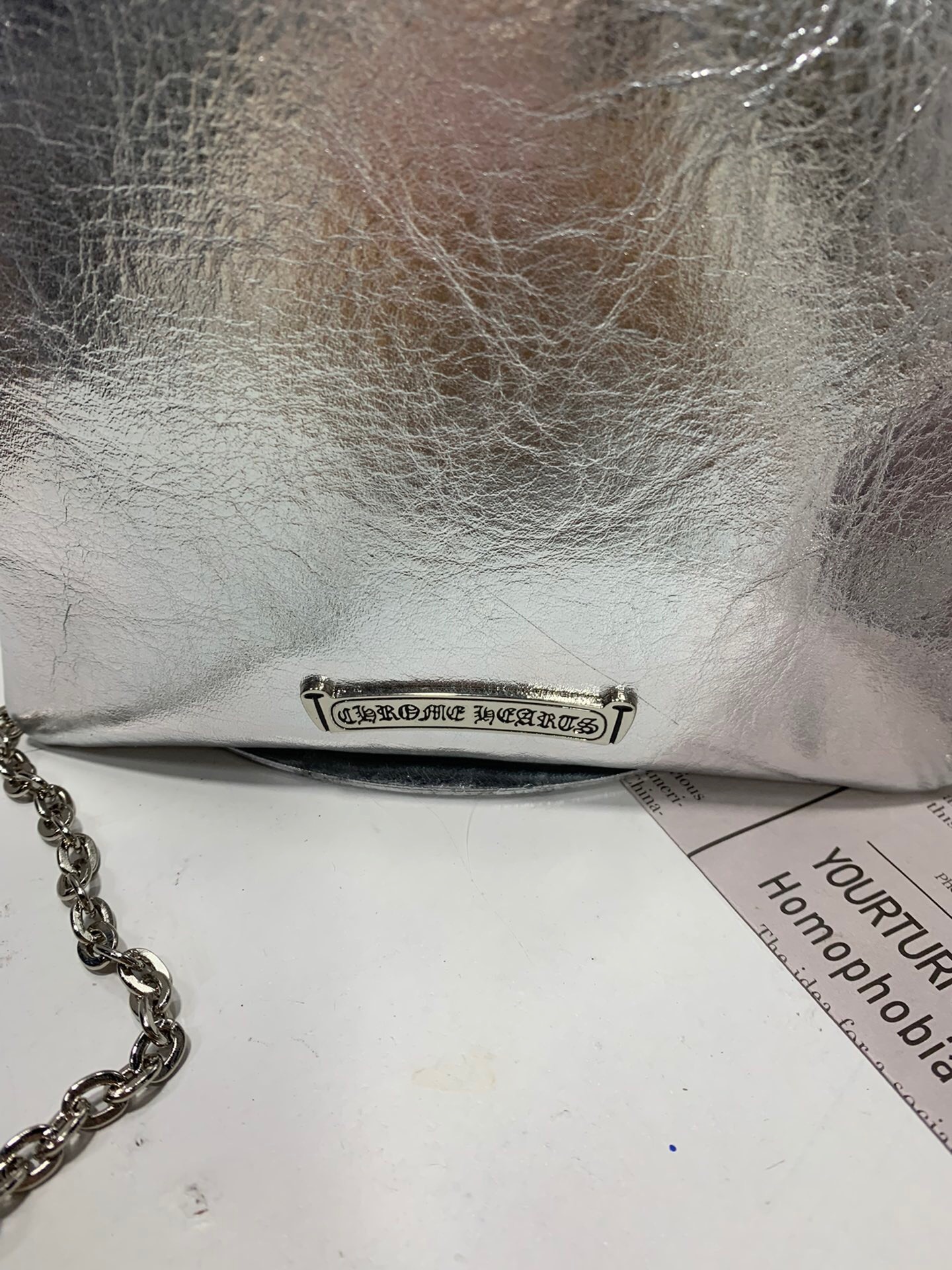 クロムハーツ「Chrome Hearts」シルバーハート バッグ