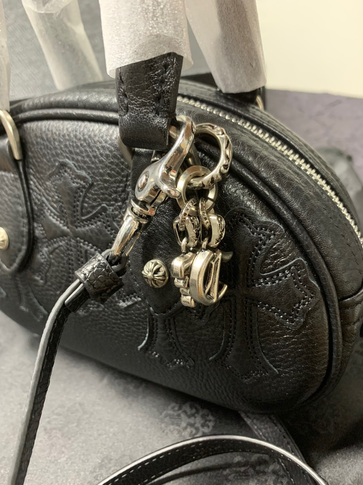 クロムハーツ「Chrome Hearts」クロスロゴ トートバッグ