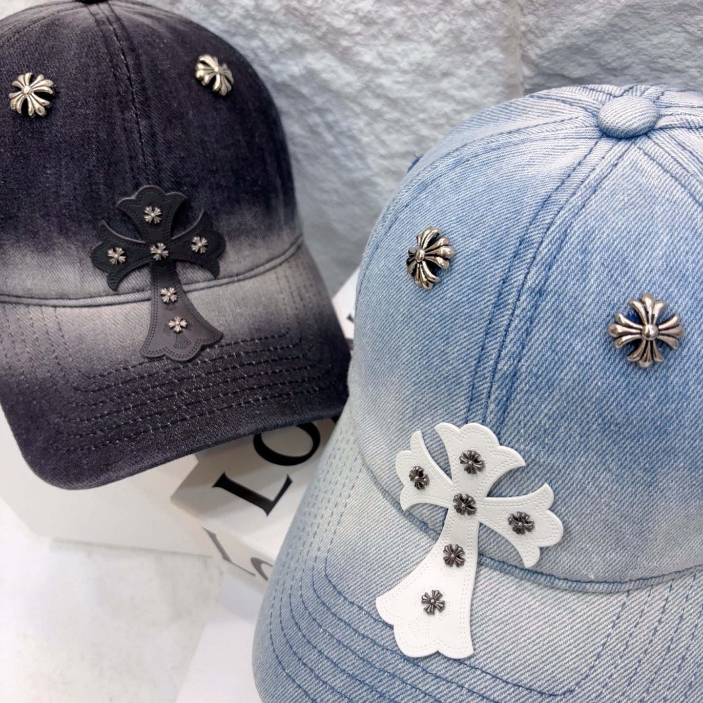 クロムハーツ「Chrome Hearts」デニム ベースボールキャップ