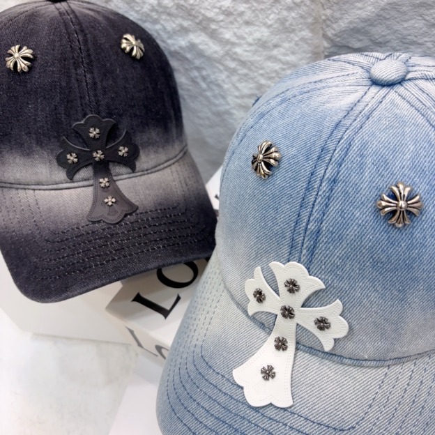 クロムハーツ「Chrome Hearts」デニム ベースボールキャップ