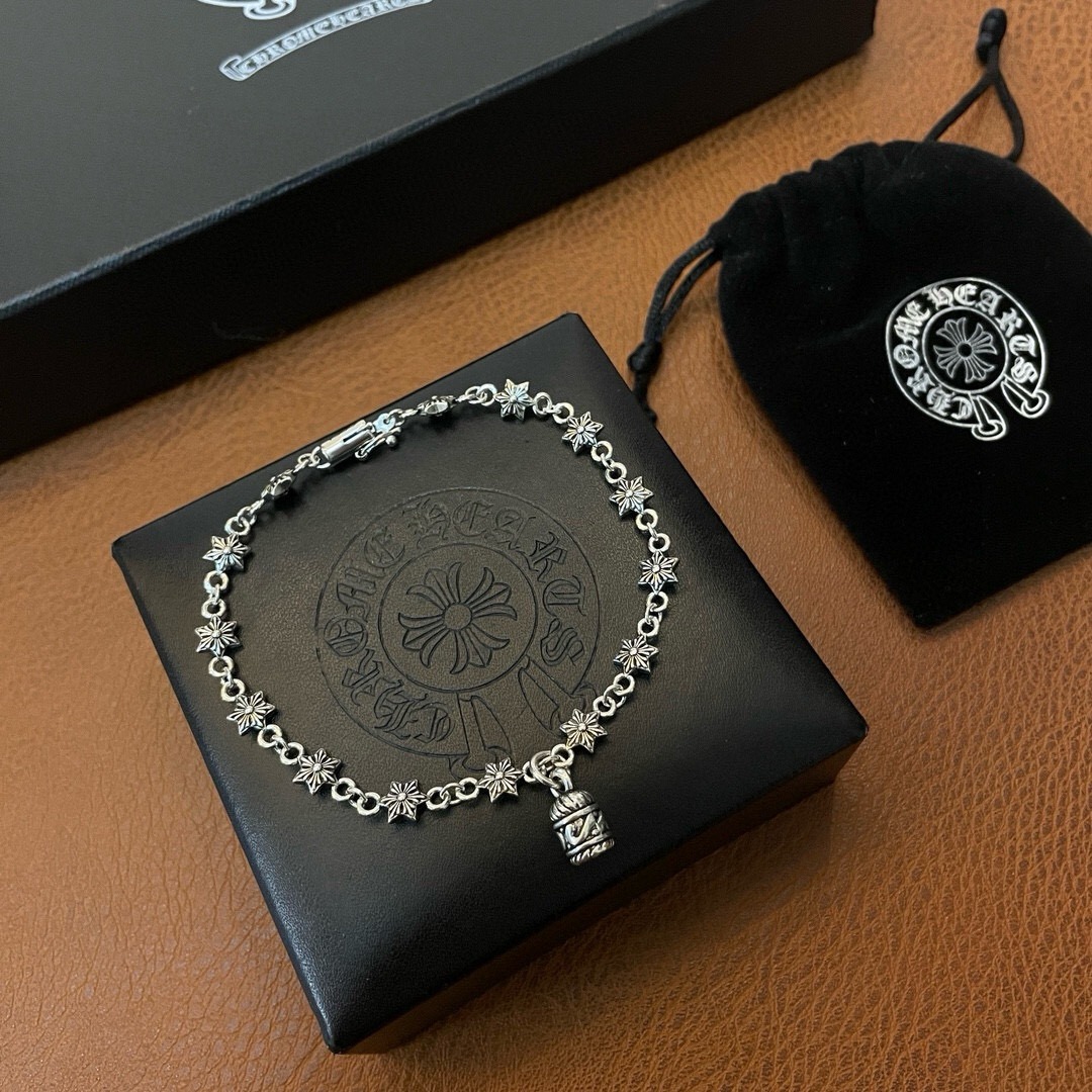 クロムハーツ (Chrome Hearts)クロム ハーツ ヘキサグラム アンティーク ブレスレット
