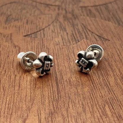 クロムハーツ「Chrome Hearts」クロムハーツ フルール・ド・リスピアス S925 ユニセックス ピアス