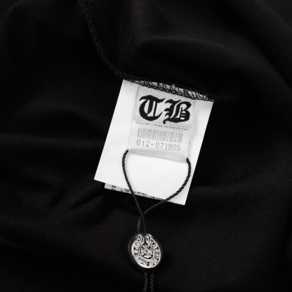 クロムハーツ「Chrome Hearts」ピンク サンスクリットクロス オーバーサイズTシャツ