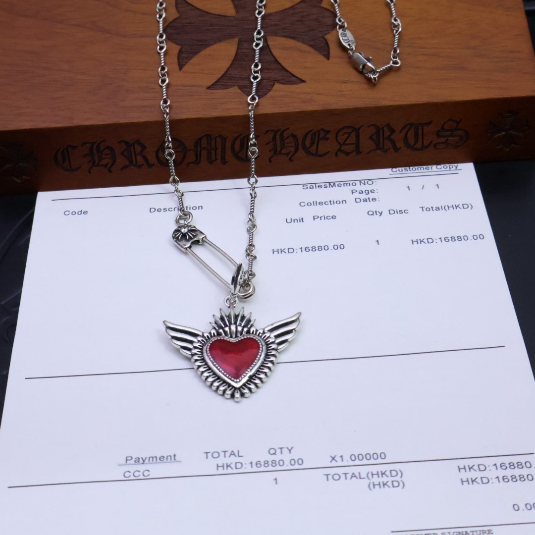 クロムハーツ「Chrome Hearts」エターナルハート ネックレス