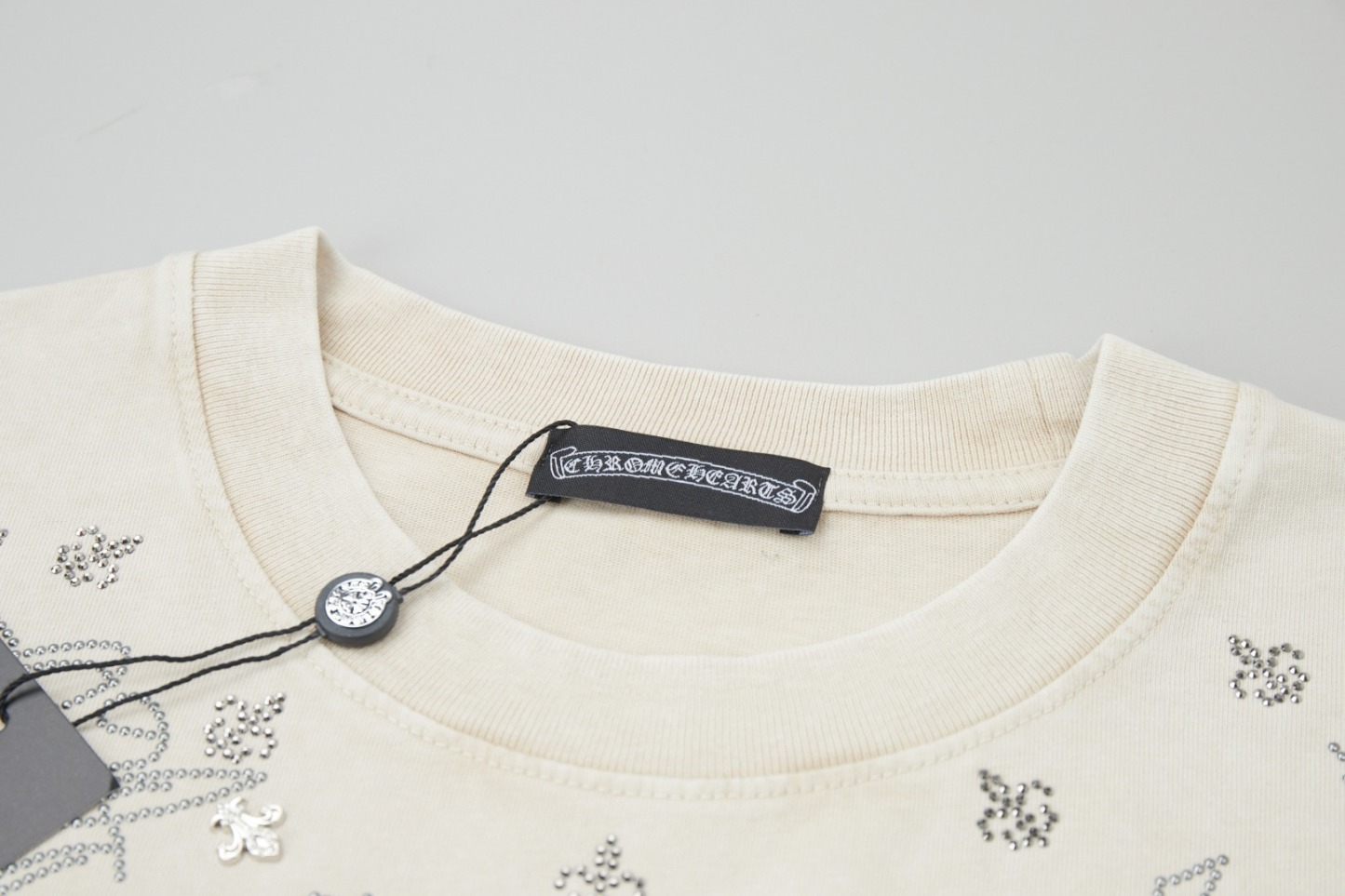 クロムハーツ「Chrome Hearts」クロスデザインTシャツ + 半袖Tシャツ（S/M/L/XL）