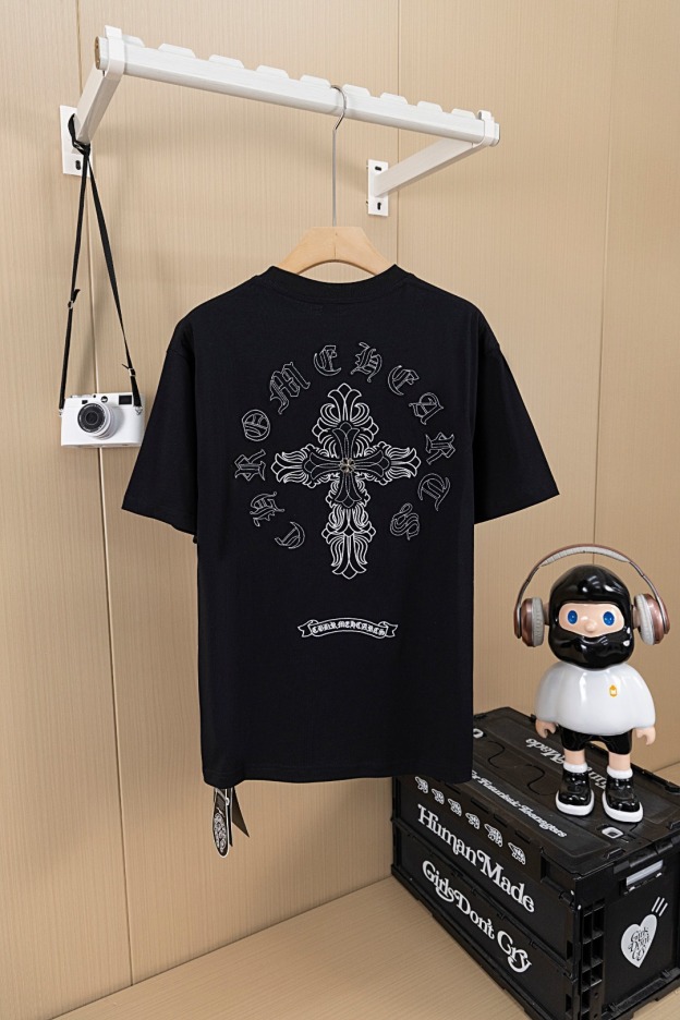 クロムハーツ「Chrome Hearts」クロスパッチエンブロイダリーTシャツ